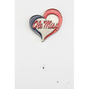 NCAA Arizona Wildcats Swirl Heart Pin