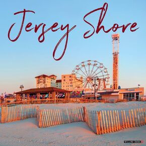 Willow Creek Press ، Jersey Shore 2025 Wall Calendar