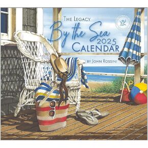 Legacy By the Sea 13 x 12 Paper 2025 Hanging Wall Calendar