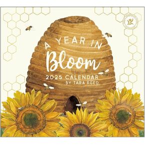 Legacy A Year In Bloom 13 x 12 Paper 2025 Hanging Wall Calendar