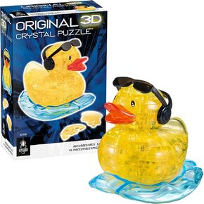 Bepuzzled Yellow Rock'n Duck Puzzle الأصلي ثلاثي الأبعاد الأصلي ، مثالي للمسلمين الذين تتراوح أعمارهم