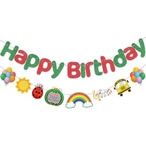كرتون عيد ميلاد سعيد لافتة- بطيخ عيد ميلاد سعيد لافتة عيد ميلاد ، ديكورات عيد ميلاد الطفل ، علامة عيد ميلاد الكرتون للفتيان الفتيات 1 ، 3rd استحمام الطفل