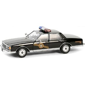 1981 Chevy Caprice Navajo County, AZ Sheriff Black Thelma & Louise (1991) Movie Hollywood Series 20 1/24 Diecast Model Car by Greenlight 84203