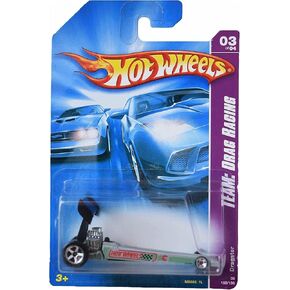 Hot Wheels Dragster ، [Silver/Green/Black] Team: Drag Racing 159/196