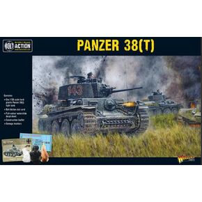 BOLT ACTION PANZER 38 (T) TANK 1:56 WWII WARGAMING MODEL MODEL KIT