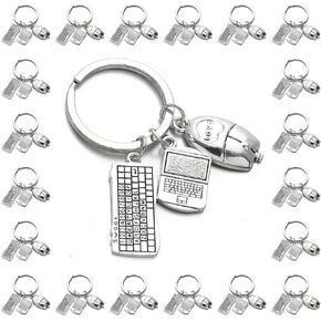 Phaeton 20pcs كمبيوتر المعلم مفتاحية المعلم هدية المتجمع العلوم المعلم كمبيوتر المحمول لوحة المفاتيح سحر مفتاح الفأرة الهدية للمعلم ، معلم الكمبيوتر