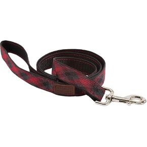 kromer Stormy the Pet Leash - بطول 6 أقدام ، ملحق Plaid Pet مع حزام النايلون