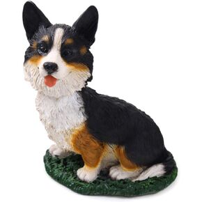 Corgi Cardigan Dog Bobblehead Figure for Car Dash Desk Fun Accessory