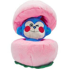 Hugsmart Pet -fruity Crinterz | إخفاء الصراخ والبحث عن ألعاب الكلب الفخمة | 2 -in -1 ألعاب ألغاز أفخم تفاعلية لطيف للكلاب الصغيرة المتوسطة