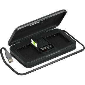Palogreen NP-W126 Replacement Batteries Charger Case for Fujifilm FinePix HS30, FinePix HS30EXR, FinePix HS33EXR, FinePix HS35EXR, FinePix HS50EXR, X-A1, X-E1, X-E2, X-M1, X-Pro1, X-T1 and More
