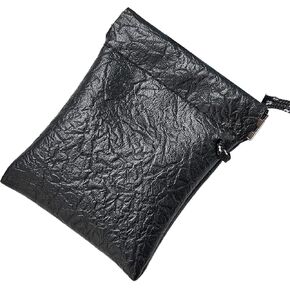 Coin Pouch For Apple Airpods Pro 2nd/1st Earbuds Case Pouch Lanyard,Leather Earphone Carrying Bag with Neck Strap for Sony JBL Samsung Protective Cover, Vintage Coin Pouch for Women Men(Round-Black)