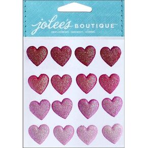 EK Success 0015586972429 Jolees (Jolly Boutique) Glitter Heart يكرر BQ16 50-21964 ، آخر