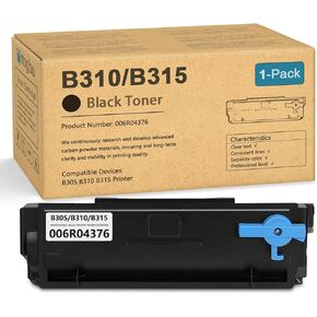 B305 B310 B315 Black Toner Cartridge (with Chip) , 1 Pack Black 006R04376 Toner Cartridge Replacement for Xerox B305/B310/B315 Printer Toner