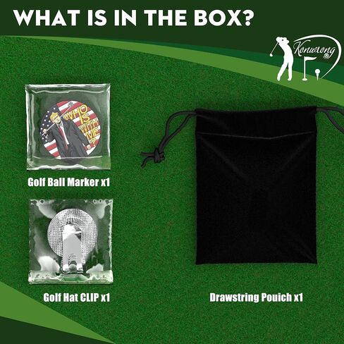 Golf Ball Marker with Magnetic Hat Clip Funny Great Golf Gifts Golf Accessories for Men Women Golfers Unique in Saudi Arabia
