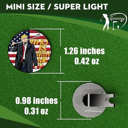 Golf Ball Marker with Magnetic Hat Clip Funny Great Golf Gifts Golf Accessories for Men Women Golfers Unique in Saudi Arabia