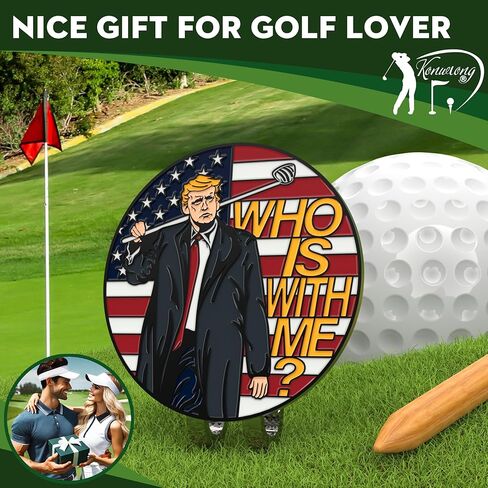 Golf Ball Marker with Magnetic Hat Clip Funny Great Golf Gifts Golf Accessories for Men Women Golfers Unique in Saudi Arabia