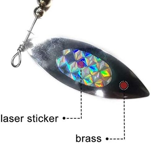SEASKY Fishing Lure spinnerbait 21g Freshwater Fishing Spoon Metal Bait in Kuwait