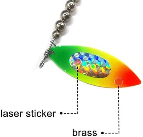 SEASKY Fishing Lure spinnerbait 21g Freshwater Fishing Spoon Metal Bait in Kuwait