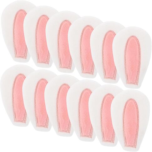 EXCEART Mini Bunny Ears Rabbit Ear Headwear 20pcs DIY Crafts for Hair Clips Headband Hair Ties Scrapbooking DIY Craft Christmas Party Supplies in Kuwait