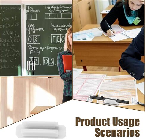 5 Pack Self-Adhesive Pen Holder Clips - Silicone Desk Pencil Holder - Clipboard Attachment Desk Organizers for School Classroom Office - White in Saudi Arabia