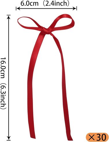 30 Pack Bow Cupcake Toppers Birthday Bowknot Ribbons Coquette Etiquette Cupcake Picks Bridal Shower Wedding Single Girl Cake Decorations Wedding Party Supplies Red in Saudi Arabia