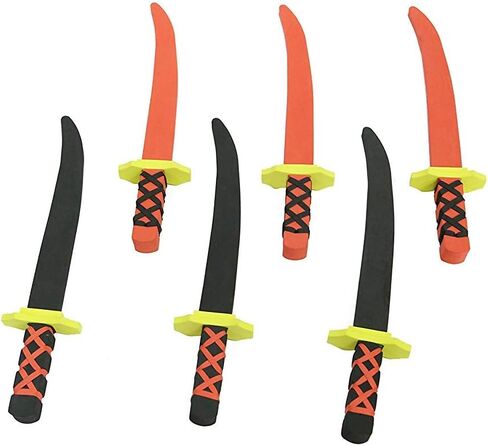 مجموعة سيفات Ninja Foam من 6 - Safe & Fun - بواسطة ابتكارات العلامات التجارية in Kuwait