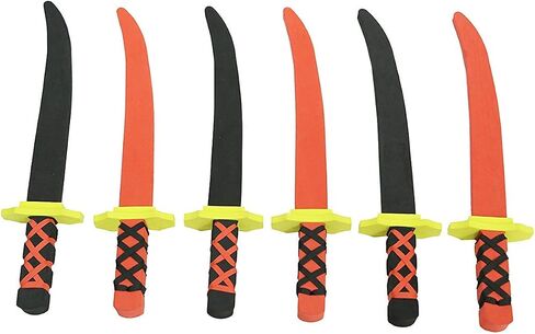 مجموعة سيفات Ninja Foam من 6 - Safe & Fun - بواسطة ابتكارات العلامات التجارية in Kuwait