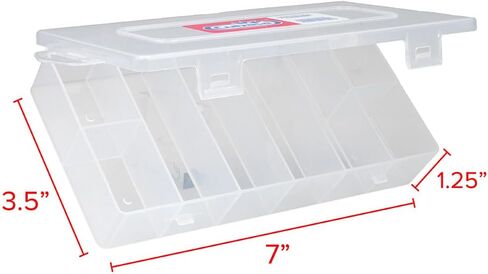 Craft County Clear Organizer – 8 Compartments in a Variety of Sizes to Sort Beads, Threads, Needles, Tools & More! in Kuwait