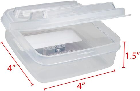 Craft County Clear Organizer – 8 Compartments in a Variety of Sizes to Sort Beads, Threads, Needles, Tools & More! in Kuwait