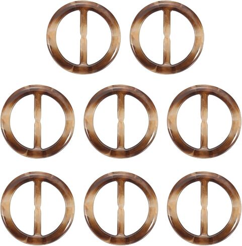 PATIKIL Scarf Ring Clip, Resin Round T-Shirt Clip Fashion Ring Scarves Clasp Buckle for Women Clothing Decoration in Saudi Arabia