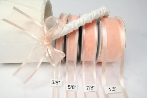 AmoreCreations 3/8 Inch x 25yds Organza Ribbon with Satin Trim for Wedding Baby Shower Gifts DIY Bows Craft Dancer Wands and More - Colors Guaranteed by AmoreCreations (Red, 3/8 Inches x 25yds) in Saudi Arabia