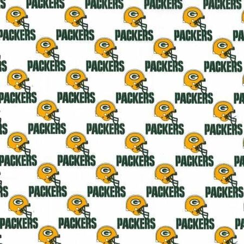 Green Bay Packers Cotton Fabric - NFL Team Logo Coton Fabric من The Yard و Fat Quarter و Half Yard و 1 Yard و 2 ياردة in Kuwait