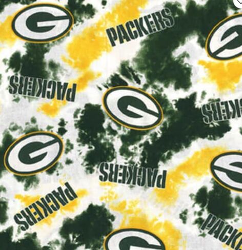 Green Bay Packers Cotton Fabric - NFL Team Logo Coton Fabric من The Yard و Fat Quarter و Half Yard و 1 Yard و 2 ياردة in Kuwait