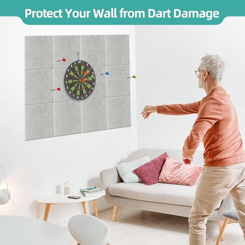 لوحة كبيرة من الفلين للجدران-47 "× 35" لوحة نشرة ، و 12 عبوة بلاط الجدران الأسود مع لاصق قوي للوحة دبوس المكتب مثالية للمنزل ، والمكتب ، وحماية جدار السهام in Kuwait