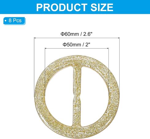 PATIKIL Scarf Ring Clip, Resin Round T-Shirt Clip Fashion Ring Scarves Clasp Buckle for Women Clothing Decoration in Saudi Arabia