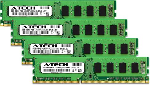 A-Tech 16GB Kit (2x8GB) RAM for Dell OptiPlex 9010, 7010, 3010, 990, 790, 390 (USFF/SFF/MT/DT) | DDR3 1333 MHz DIMM PC3-10600 UDIMM Memory Upgrade in Saudi Arabia