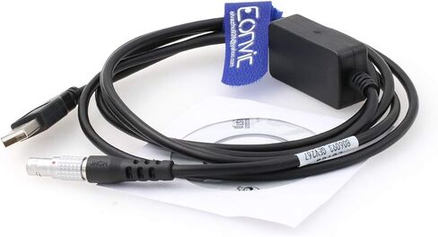 Eonvic 0b 5 Pin USB Data Transfer Cable for Lei-ca Total Station and Digital Theodolite Original GEV267 in Kuwait