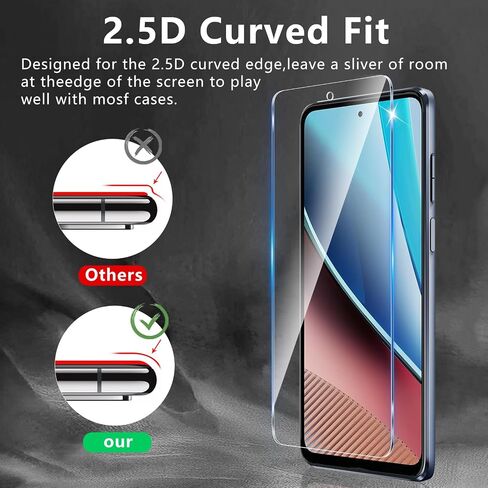 3 حزمة شاشة حزمة مصممة لموتورولا موتو G stylus 5g 2024 ، Ultra HD واضحة ، مضادة للأصفر ، فيلم 9H صلبة غلاس ، مقاومة للخدش ، تسهيل التثبيت - ودية ، الفقاعة الحرة in Kuwait
