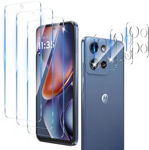3 حزمة شاشة حزمة مصممة لموتورولا موتو G stylus 5g 2024 ، Ultra HD واضحة ، مضادة للأصفر ، فيلم 9H صلبة غلاس ، مقاومة للخدش ، تسهيل التثبيت - ودية ، الفقاعة الحرة in Kuwait
