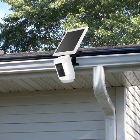 Universal Gutter Mount for Outdoor Security Cameras – Weatherproof, Sturdy & Easy to Install, Compatible with Ring, Blink, Eufy, Wyze, Google Nest, Arlo, SimpliSafe & More (White) in Saudi Arabia