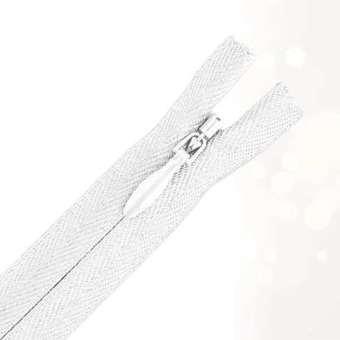 Light Blue Zipper 7 inch Invisible Zipper Heavy Duty Zippers Non Separating Zipper Nylon Zipper Crafts Zipper for Sewing Tooth Size of 2 mm in Saudi Arabia