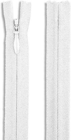 Light Blue Zipper 7 inch Invisible Zipper Heavy Duty Zippers Non Separating Zipper Nylon Zipper Crafts Zipper for Sewing Tooth Size of 2 mm in Saudi Arabia