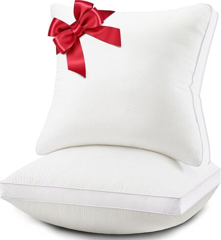 18x18 Pillows Inserts Set of 2 with Cooling Side Mesh, Solid Supportive Decorative Pillow Inserts for Couch, Sofa or Bed with Premium Down Alternative Filled in Saudi Arabia