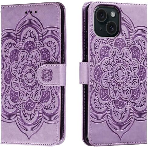 for iPhone 13 Mini Case Wallet with Card Holder Kickstand Magnetic Soft Leather Flip Fold Case for iPhone 13 Mini Cover (Blue, iPhone 13 Mini) in Saudi Arabia
