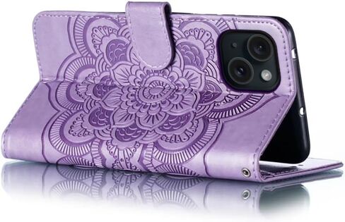 for iPhone 13 Mini Case Wallet with Card Holder Kickstand Magnetic Soft Leather Flip Fold Case for iPhone 13 Mini Cover (Blue, iPhone 13 Mini) in Saudi Arabia