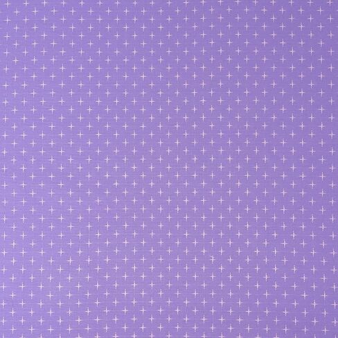 Singer Fabric, 100% Cotton, Embroidery Fabric, Cut by The Yard, Purple in Kuwait