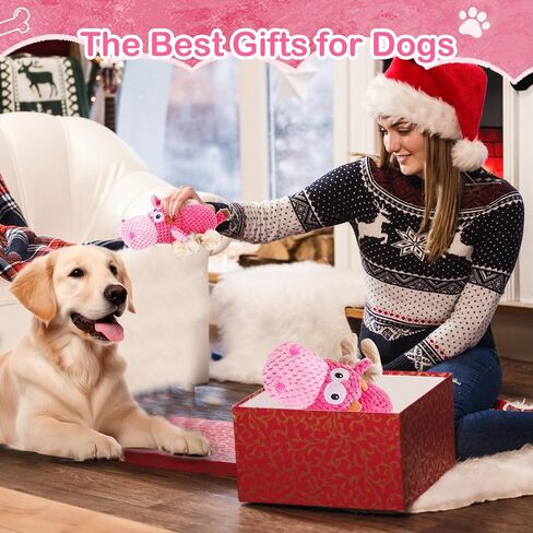 ألعاب Dog Squeak ، حبل للكلاب الكبيرة والمضغات العدوانية المتوسطة ، لعبة الكلاب التفاعلية ، غير قابلة للتدمير لإبقائهم مشغولون أفضل هدية عيد ميلاد (فرس النهر) in Kuwait