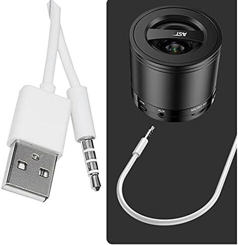 3.5mm Jack to USB Auxiliary Charger Sync Data Transfer Charging Cable Compatible with Beats by Dre Studio Wireless Headphones, Speakers, Tablets, PCs, Sound Box, MP3 Players and More (Red) in Kuwait