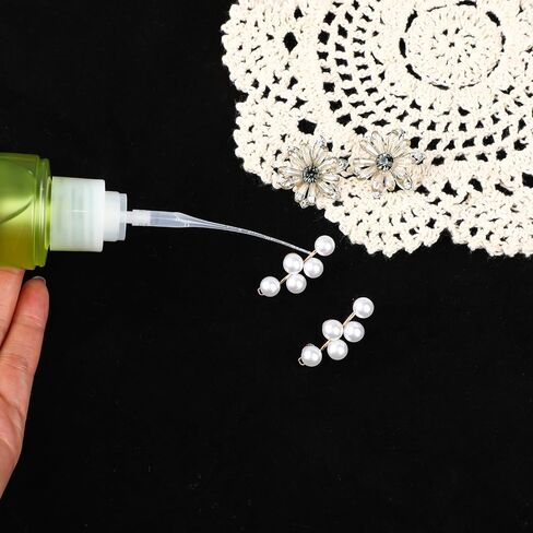 Cobee 200 Pcs Micro Glue Tips, Plastic CA Glue Head Extender, Precision Applicator for Arts & Crafts, Lab Dispensing, Adhesive Dispensers (7CM) in Saudi Arabia