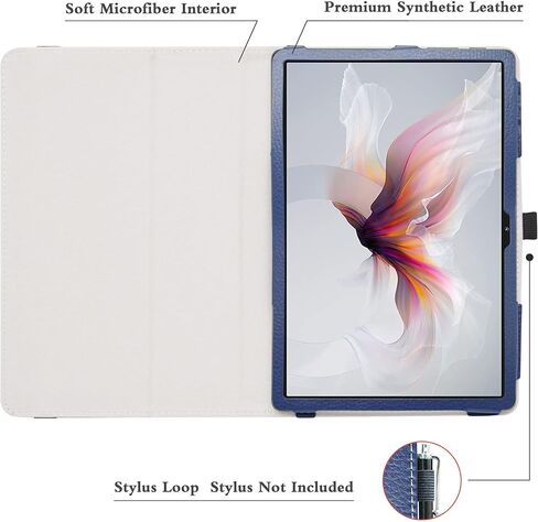 Bige for Blackview Tab 13 Case,PU Leather Folio 2-Folding Stand Cover for Blackview Tab 13 10.1" Android Tablets,Dark Blue in Kuwait